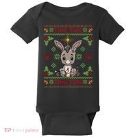 Mi Burrito Sabanero Mexican Funny Tuki Tuki Donkey Ugly Xmas Baby Bodysuit thumb 0