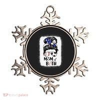 Messy Bun Soccer Mom Baseball Mom Of Both Mothers Day Ornament thumb 0
