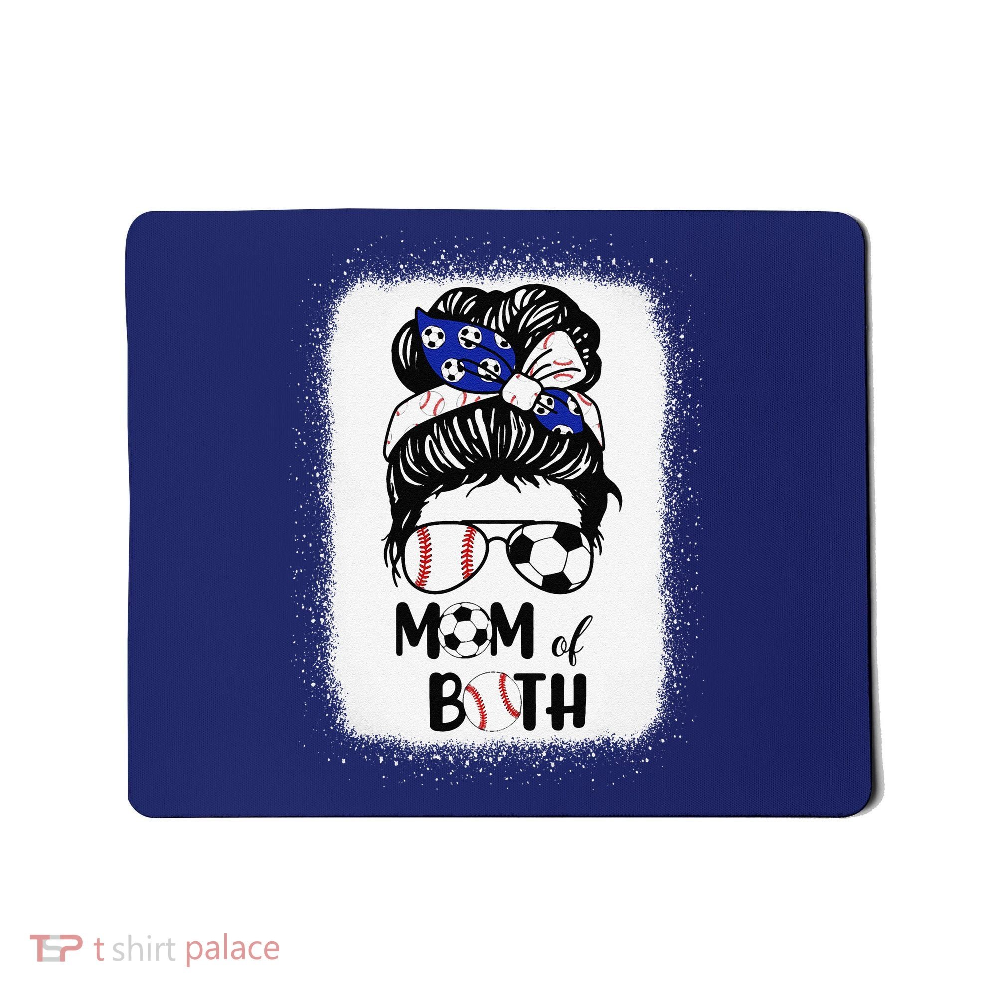 Messy Bun Soccer Mom Baseball Mom Of Both Mothers Day Mousepad