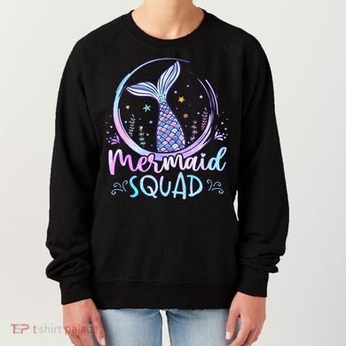 Mermaid Birthday Squad Party Women's Sweatshirt