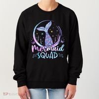Mermaid Birthday Squad Party Women's Sweatshirt thumb 0