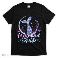 Mermaid Birthday Squad Party T-Shirt thumb 0