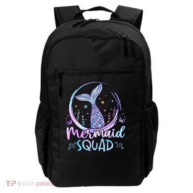 Mermaid Birthday Squad Party Backpack
