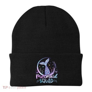 Mermaid Birthday Squad Party Beanie