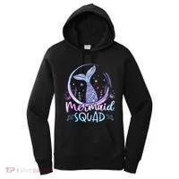 Mermaid Birthday Squad Party Women's Hoodie thumb 0