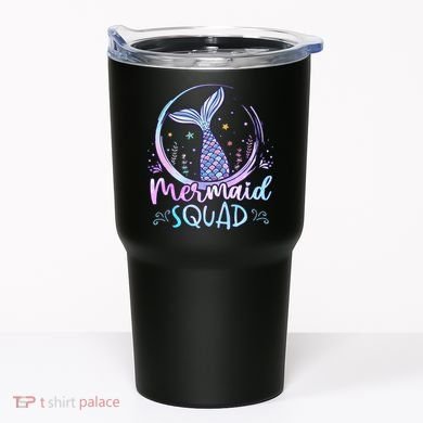 Mermaid Birthday Squad Party Tumbler
