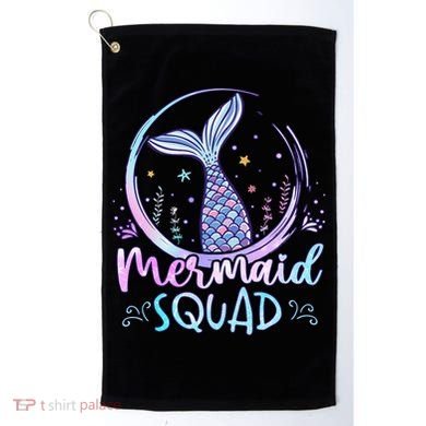 Mermaid Birthday Squad Party Golf Towel