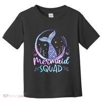 Mermaid Birthday Squad Party Toddler T-Shirt thumb 0