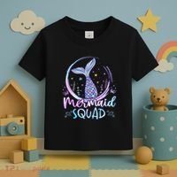 Mermaid Birthday Squad Party Toddler T-Shirt thumb 3