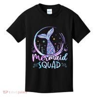 Mermaid Birthday Squad Party Kids T-Shirt thumb 0