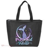 Mermaid Birthday Squad Party Tote Bag thumb 0