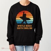 Myrtle Beach South Carolina Sasquatch Souvenir Women's Sweatshirt thumb 0