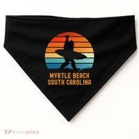 Myrtle Beach South Carolina Sasquatch Souvenir USA-Made Doggie Bandana thumb 0