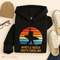 Myrtle Beach South Carolina Sasquatch Souvenir Hoodie thumb 4