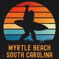 Myrtle Beach South Carolina Sasquatch Souvenir Long Sleeve Shirt thumb 2