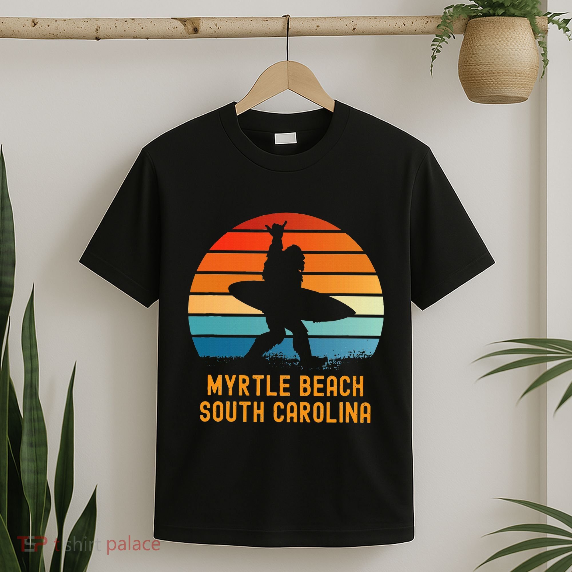 Myrtle Beach South Carolina Sasquatch Souvenir T-Shirt