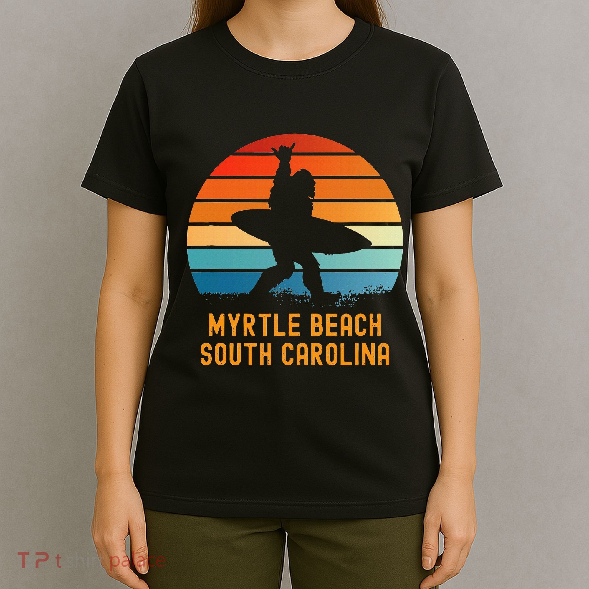 Myrtle Beach South Carolina Sasquatch Souvenir T-Shirt