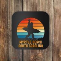 Myrtle Beach South Carolina Sasquatch Souvenir Coaster thumb 0