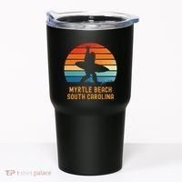 Myrtle Beach South Carolina Sasquatch Souvenir Tumbler thumb 0