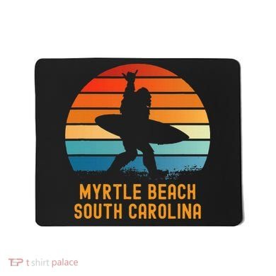 Myrtle Beach South Carolina Sasquatch Souvenir Mousepad