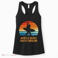 Myrtle Beach South Carolina Sasquatch Souvenir Women's Tank Top thumb 0
