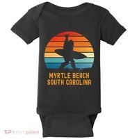 Myrtle Beach South Carolina Sasquatch Souvenir Baby Bodysuit thumb 0