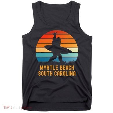 Myrtle Beach South Carolina Sasquatch Souvenir Tank Top