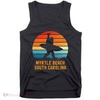 Myrtle Beach South Carolina Sasquatch Souvenir Tank Top thumb 0