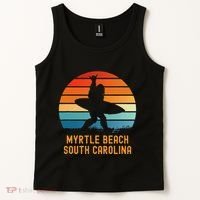 Myrtle Beach South Carolina Sasquatch Souvenir Tank Top thumb 2