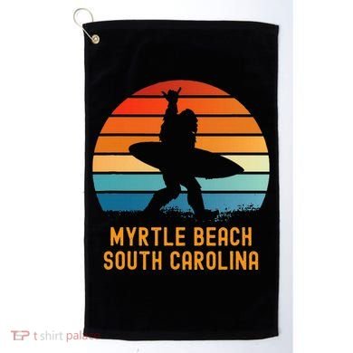 Myrtle Beach South Carolina Sasquatch Souvenir Golf Towel