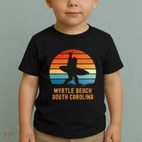 Myrtle Beach South Carolina Sasquatch Souvenir Toddler T-Shirt thumb 2