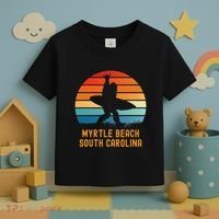 Myrtle Beach South Carolina Sasquatch Souvenir Toddler T-Shirt thumb 3