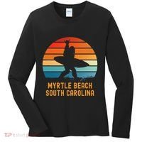 Myrtle Beach South Carolina Sasquatch Souvenir Women's Long Sleeve Shirt thumb 0
