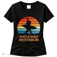 Myrtle Beach South Carolina Sasquatch Souvenir Women's T-Shirt thumb 0