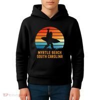 Myrtle Beach South Carolina Sasquatch Souvenir Kids Hoodie thumb 4