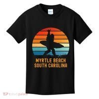 Myrtle Beach South Carolina Sasquatch Souvenir Kids T-Shirt thumb 0