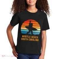Myrtle Beach South Carolina Sasquatch Souvenir Kids T-Shirt thumb 2