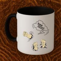 Maternity Bump Smash Cute And Funny Pregnancy Announcement Coffee Mug thumb 2