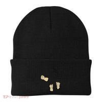 Maternity Bump Smash Cute And Funny Pregnancy Announcement Beanie thumb 0