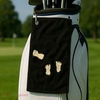 Maternity Bump Smash Cute And Funny Pregnancy Announcement Golf Towel thumb 2