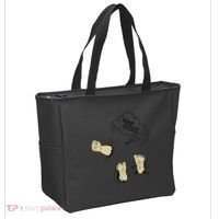 Maternity Bump Smash Cute And Funny Pregnancy Announcement Tote Bag thumb 2