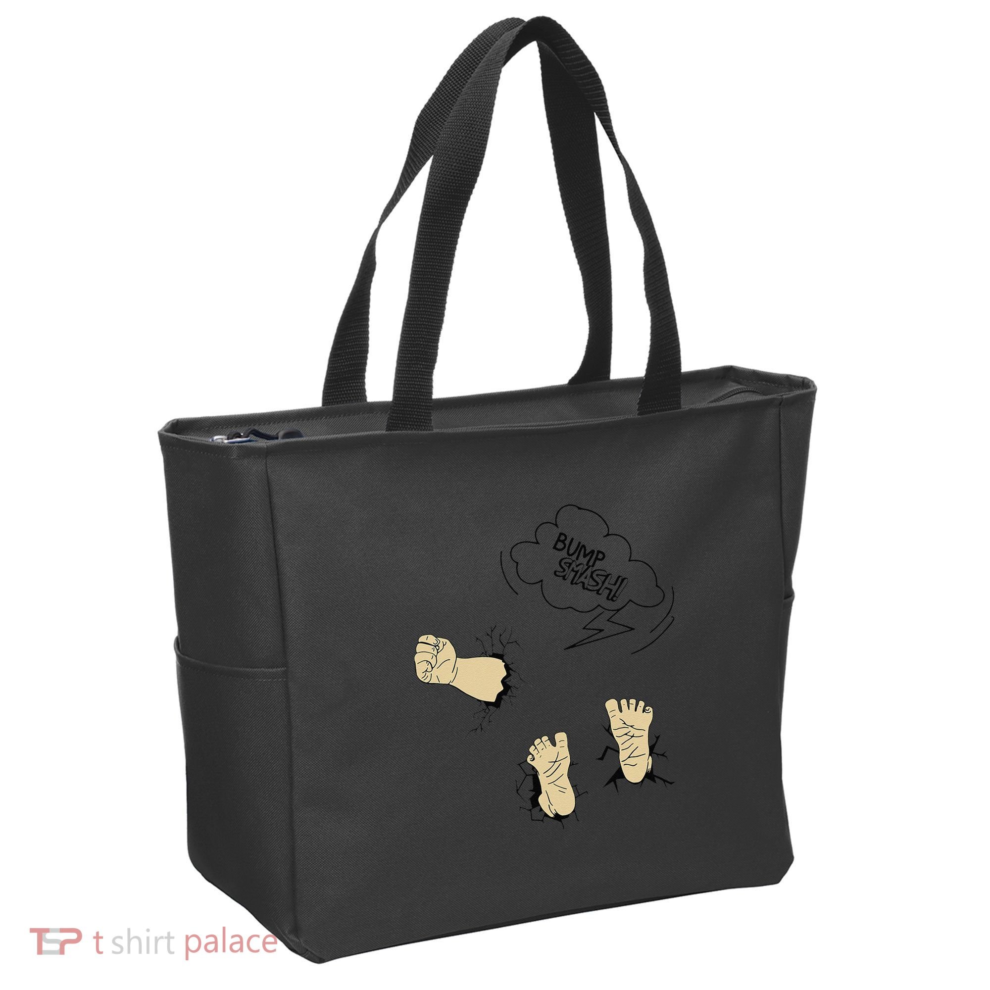Maternity Bump Smash Cute And Funny Pregnancy Announcement Tote Bag