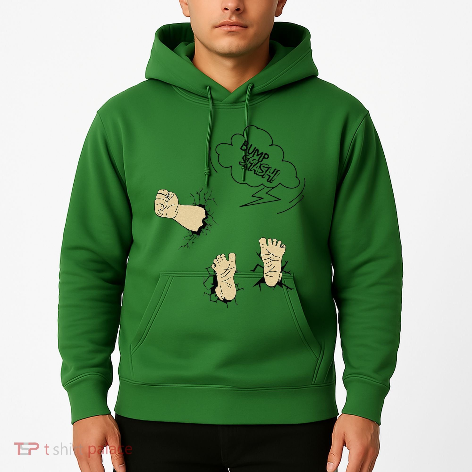 Maternity Bump Smash Cute And Funny Pregnancy Announcement Hoodie