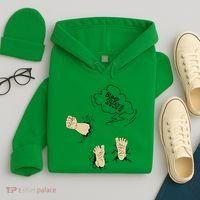 Maternity Bump Smash Cute And Funny Pregnancy Announcement Hoodie thumb 4