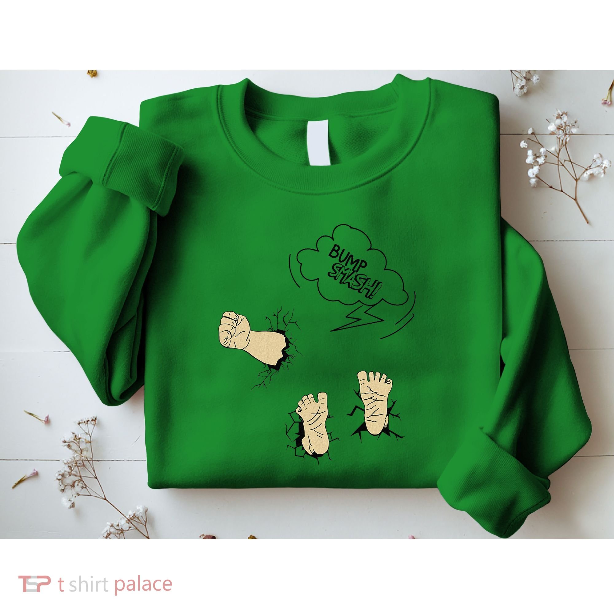 Maternity Bump Smash Cute And Funny Pregnancy Announcement Sweatshirt