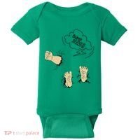 Maternity Bump Smash Cute And Funny Pregnancy Announcement Baby Bodysuit thumb 0