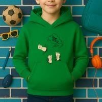 Maternity Bump Smash Cute And Funny Pregnancy Announcement Kids Hoodie thumb 2