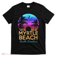 Myrtle Beach South Carolina Vacation Vintage Sunset T-Shirt thumb 0