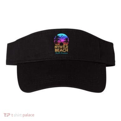 Myrtle Beach South Carolina Vacation Vintage Sunset Visor