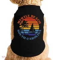 Myrtle Beach South Carolina Summer Vacation Doggie Tank thumb 0